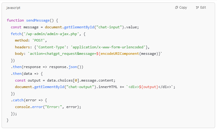 Connect the Frontend with JavaScript