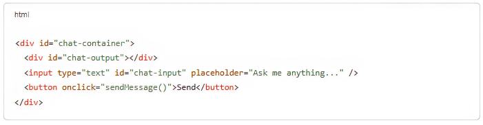 Create a Custom Chat Interface